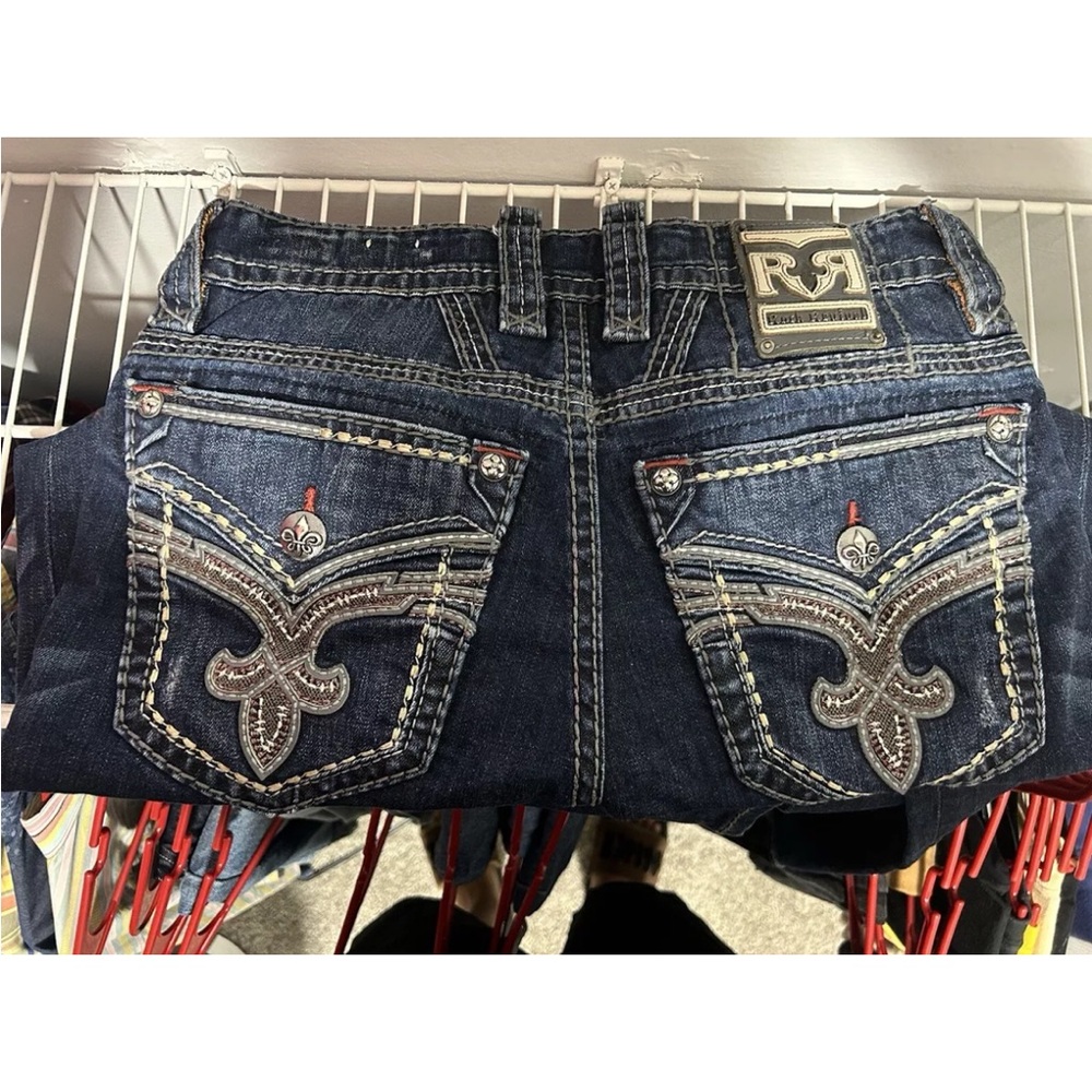 Rock Revival Dark Wash Embellished Jeans